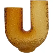 AYTM Vase Arura, ravfarget, høyde 40 cm, bredde 34 cm, glass