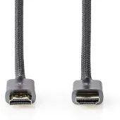 Nedis Cvtb35000gy50 Ultra High Speed Hdmi-kabel Hdmi-hdmi 8k 48 Gbps 6.7 Mm 5 M 60hz