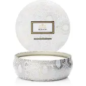 Voluspa 3-Wick Candle Decorative Tin Mokara 340g