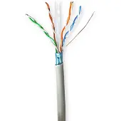 Nedis Stranded F/utp Cca 50 M Indoor Pvc Cat6-spole Nettverkskabel