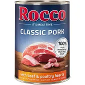 Rocco Classic Pork 6 x 400g - Storfe & Kyllinghjerter