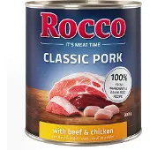 Rocco Classic Pork 6 x 800 g - Kylling & kalkun