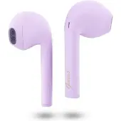 GUESS GUTWST26PSU TWS Bluetooth-hodetelefoner + dokkingstasjon - lilla Classic EST-logo