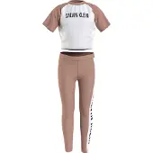 Calvin Klein Knit Set Kort Ermet Pysjamas