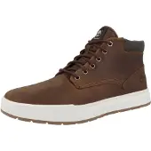 Timberland for man. TB0A297Q3581 Maple Grove Mid Lace Up Sneaker Medium Brown (50), Leather, Flat, Laces, Casual