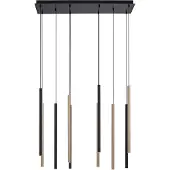 Paul Neuhaus LED-hengelampe Flute, dimbar, 10 lyskilder