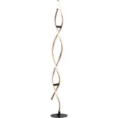 Paul Neuhaus LED-gulvlampe Polina, gull, metall, dimbar