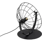 QAZQA Industriell bordlampe sort justerbar - Hanze