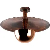 Opviq Taklampe Kurt 13355, kobberfarget, metall, Ø 48 cm