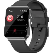 INF Smartklokke med EKG, puls, søvnmonitor Black