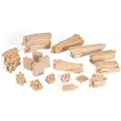 BRIO 33772 togbane i tre, 50 deler, 3+