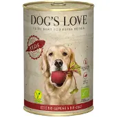 Dog´s Love økologisk Vegan 6 x 400 g - øko-reds