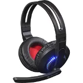 Denver GHS-101 Kablet spillhodesett med USB, 3,5 mm-kontakt og LED-lys
