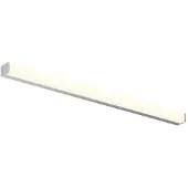 LINDBY Klea LED-baderomslampe, 120 cm, krom, metall, IP44