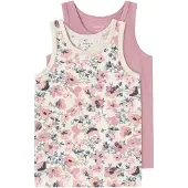 Name it Undertrøye - Noos - NmfTank - 2-pack - Nostalgi Rose - - 2 år (92) - Undertrøye
