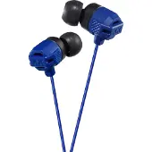 JVC HA-FX102 - Ørepropper - i øret - kablet - 3,5 mm jakk - blå