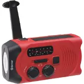 Denver SCR-2010 nødradio FM/AM, solcelle og håndsveiv