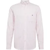 Gant for man. 3000130 Shirt Regular Fit pink striped poplin shirt (XL), Casual, Cotton, Classic, Long sleeve