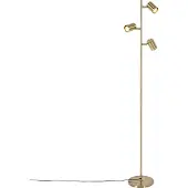 QAZQA Moderne gulvlampe bronse 3-lys - Jeana