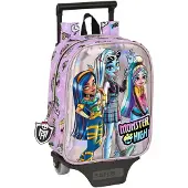 Safta Monster High Best Boos Mini 232 6l 22x27x10 Cm Ryggsekk Med Hjul