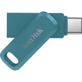 SanDisk Ultra Dual Drive Go - USB-flashstasjon - 256 GB - USB 3.2 Gen 1 / USB-C - navagio-brønn