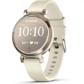 Garmin Lily 2 - Kremgull - smartklokke med bånd - silikon - kokosnøtt - håndleddstørrelse: 110-175 mm - monokrom - Bluetooth - 24.4 g
