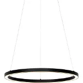 QAZQA Hengende lampe svart 60 cm inkl. LED 3-trinns dimmbar - Girello