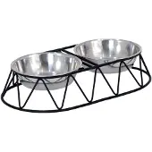 Dogman Matbar Menja Svart 2x700ml 41,5cm