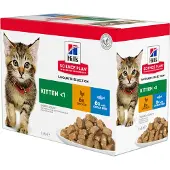 Hill's Pet Nutrition Kitten - Fiskeutvalg (12 x 85 g)