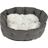 Dogman Classy hundeseng i memoryskum 84 cm, grå XL