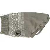 Dogman Stickad Hundtröja Iselin Grå 40cm 40cm