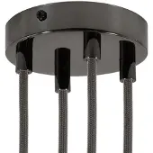 Creative Cables Krm574fbrterm Metall Sylindrisk Lampe Takrosett Kit