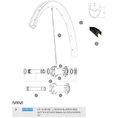 Mavic Xa Pro Carbon 29 2017-18 Venstre Eiker 12 Enheter