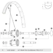 Mavic E-deemax Pro Bakfelg