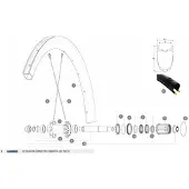 Mavic Cosmic Pro Carbon Sl Ust 20 Rear Felg