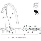 Mavic Allroad Elite Ust Ub 2018 Bakre Høyre Eiker 12 Enheter