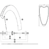 Mavic Cxr Uiltimate 60 Tubular Framfelg
