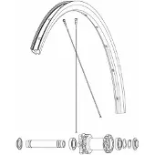 Mavic Front Ksyrium S Disc Ebm Landeveissykkel Felg