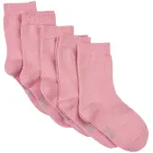 Minymo Sokker - 5-pack - Rosa - - 27/30 - Sokker