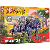 Educa Triceratops 3d-puslespill