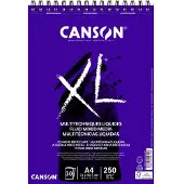 Canson XL Fluid Mixed Media A4 250G Spiral 30 SH