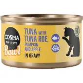 Cosma Økonomipakke Bowl 12 x 80 g - Thunfiisk med tunfiskrogn