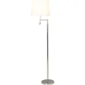 By Rydens Orlando gulvlampe leselampe krom/hvit