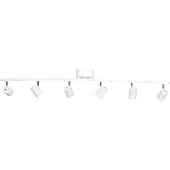 By Rydens downlights Correct, hvit, 6 lyskilder, metall, GU10