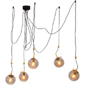 By Rydens Carry pendellampe, desentr, 5 lyskilder
