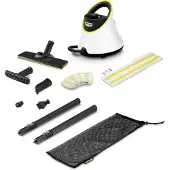 Kärcher SC 2 Deluxe, Dampvasker (sylinder), 1 l, Svart, Hvit, 50 cm, 100 cm, 2,2 m