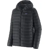 Patagonia Down Sweater Hoody Jakke svart