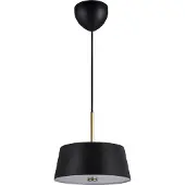 Nordlux Pendellampe Clasi 30 i svart med diffusor