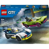 LEGO Politibil på muskelbil-jakt 60415