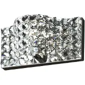 Schuller Valencia Vegglampe Onda, krystall, 25 cm